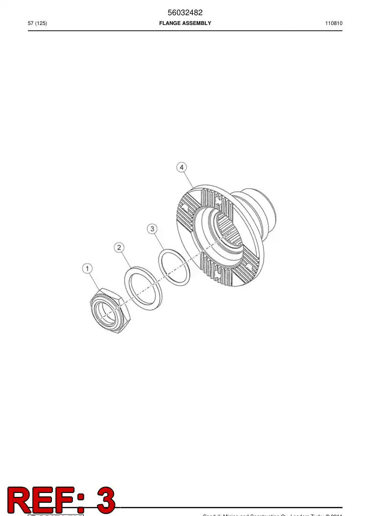 04699169 046 991 69 Washer - Sandvik Technical Drawing