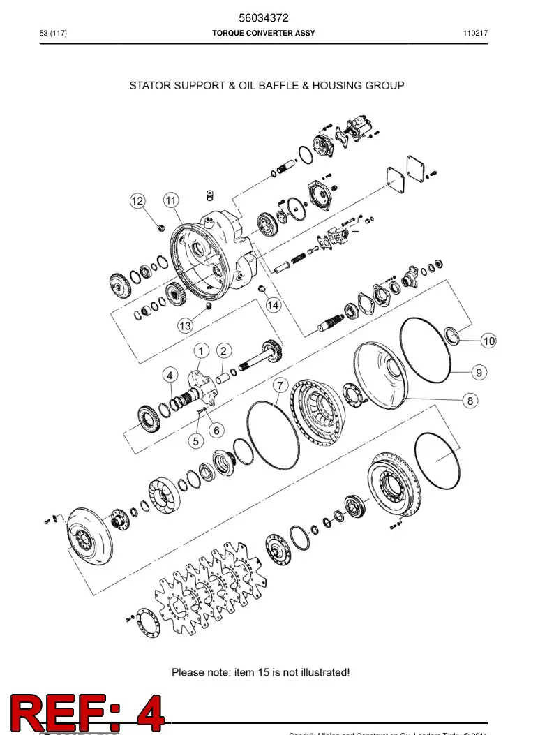 04699198 046 991 98 Ring, PISTON - Sandvik Technical Drawing