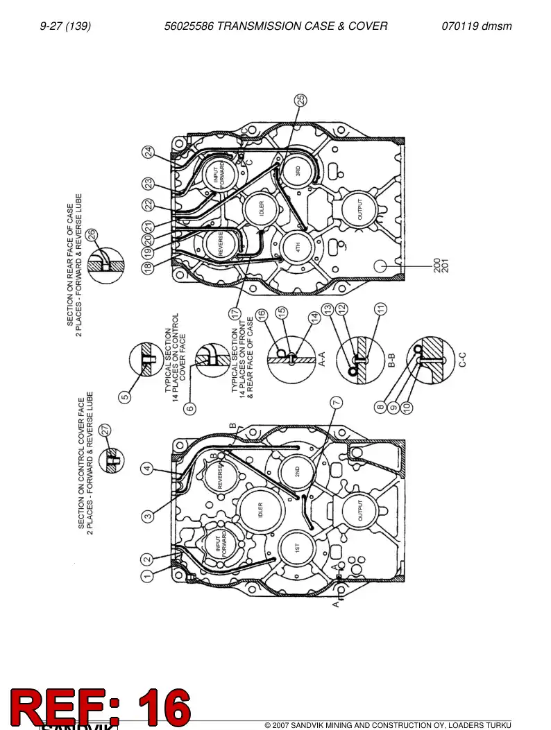 04699282 046 992 82 Pipe clamp - Sandvik Technical Drawing