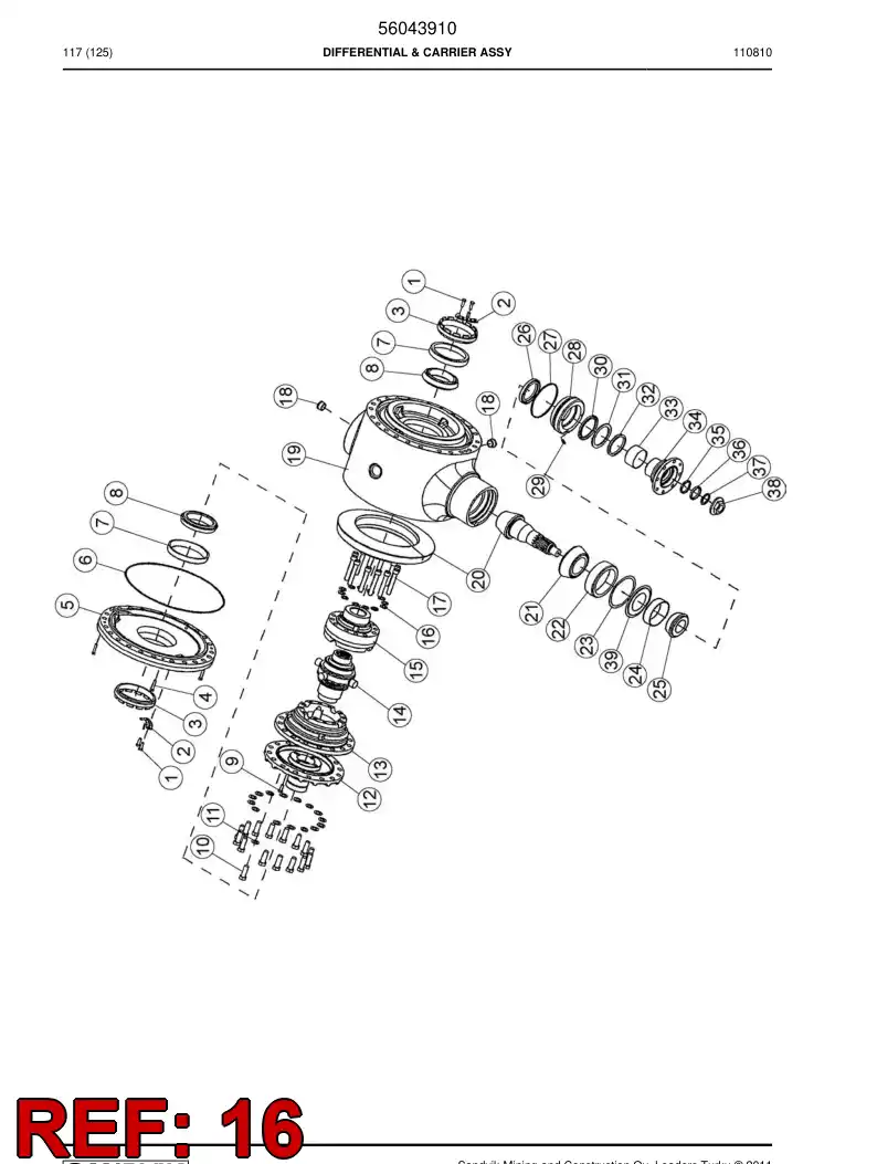 04699322 046 993 22 Washer - Sandvik Technical Drawing
