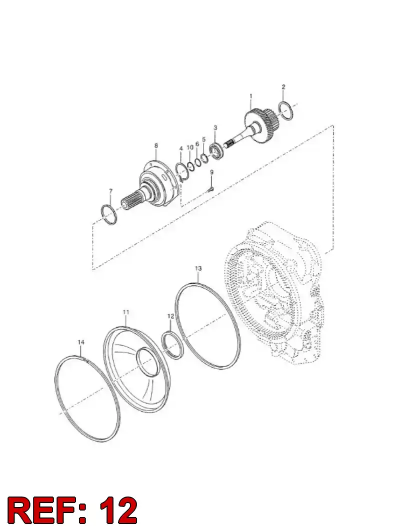 04699367 046 993 67 SEAL - Sandvik Technical Drawing