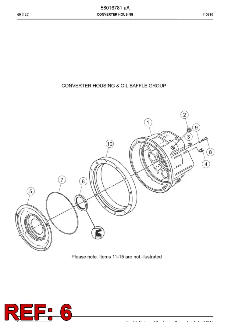 04699394 046 993 94 Seal - Sandvik Technical Drawing