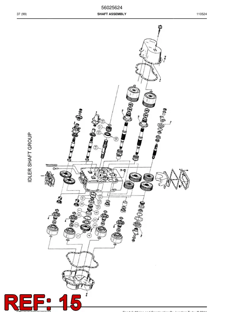 04699407 046 994 07 Bearing - Sandvik Technical Drawing