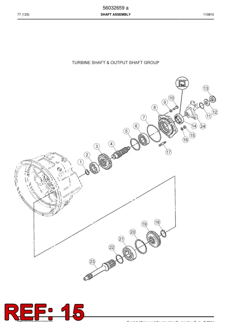 04699433 046 994 33 Nut - Sandvik Technical Drawing