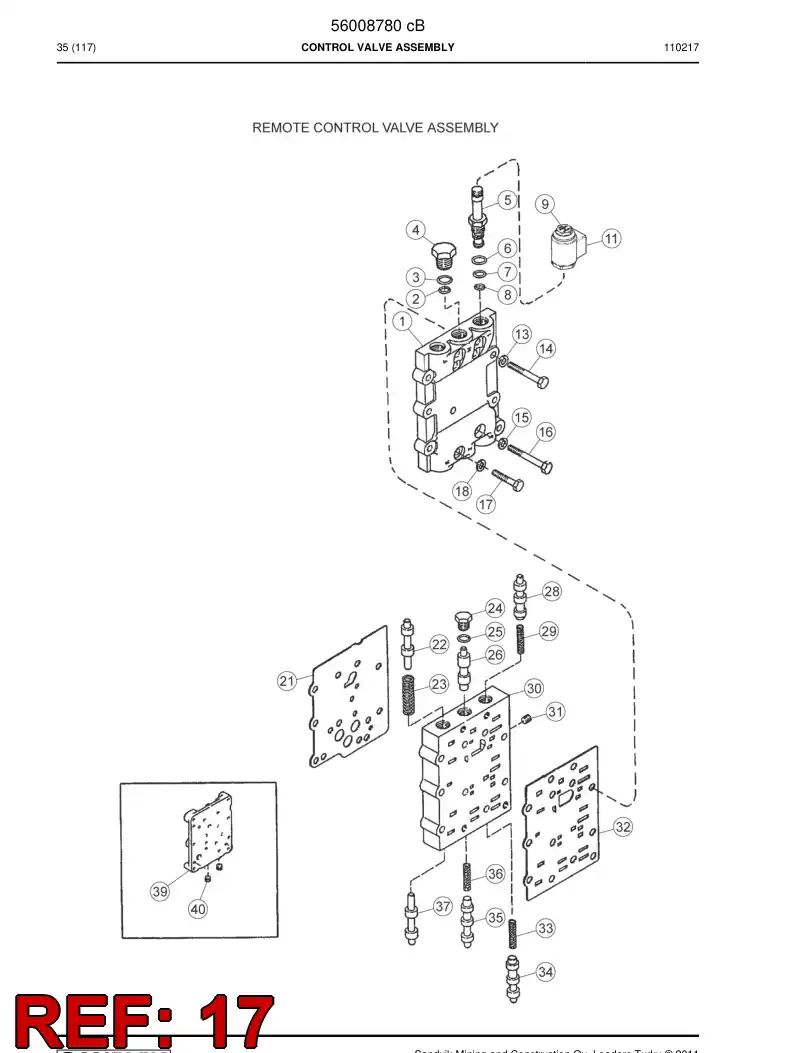 04699448 046 994 48 Screw - Sandvik Technical Drawing