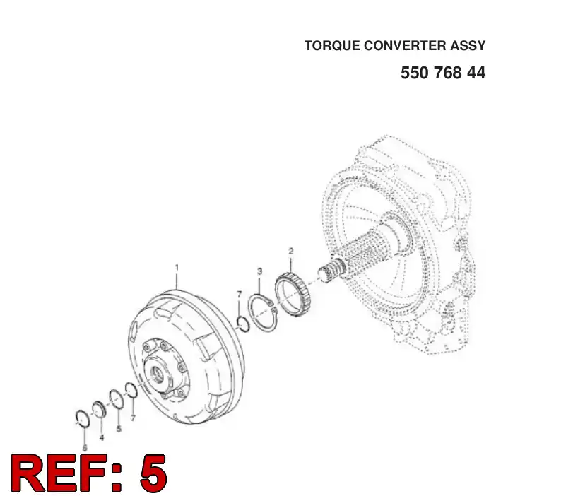 04699544 046 995 44 O-RING - Sandvik Technical Drawing