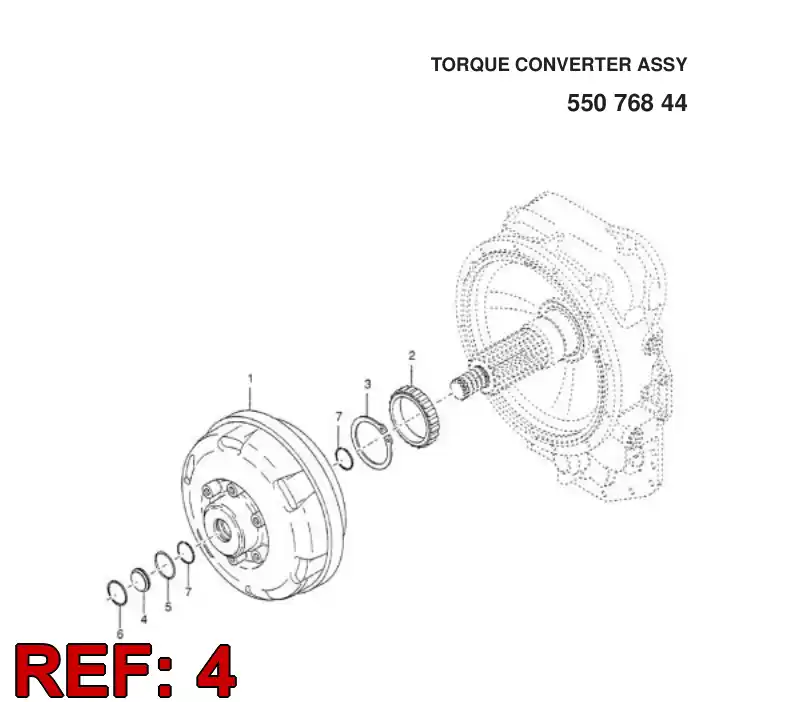 04699545 046 995 45 CONECTOR - Sandvik Technical Drawing