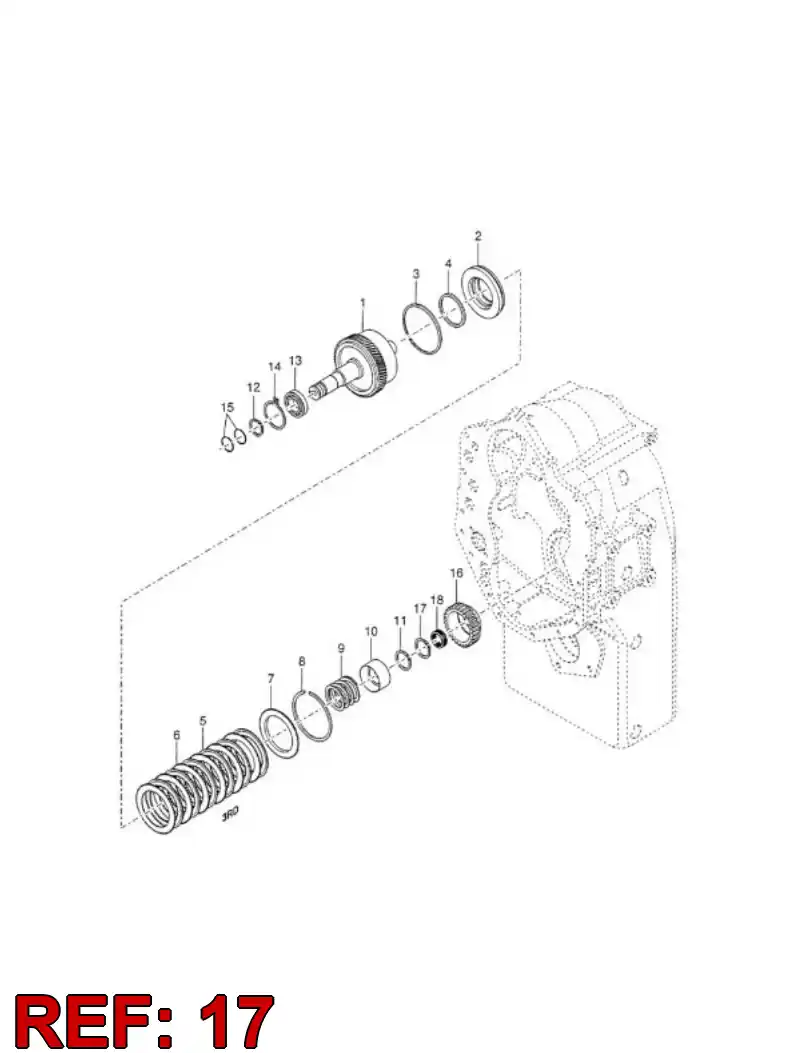04699606 046 996 06 RING - Sandvik Technical Drawing