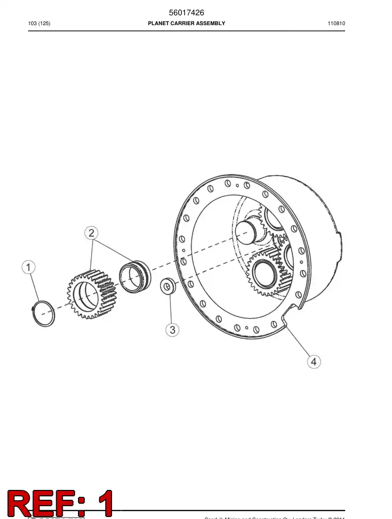 04699619 046 996 19 Ring - Sandvik Technical Drawing