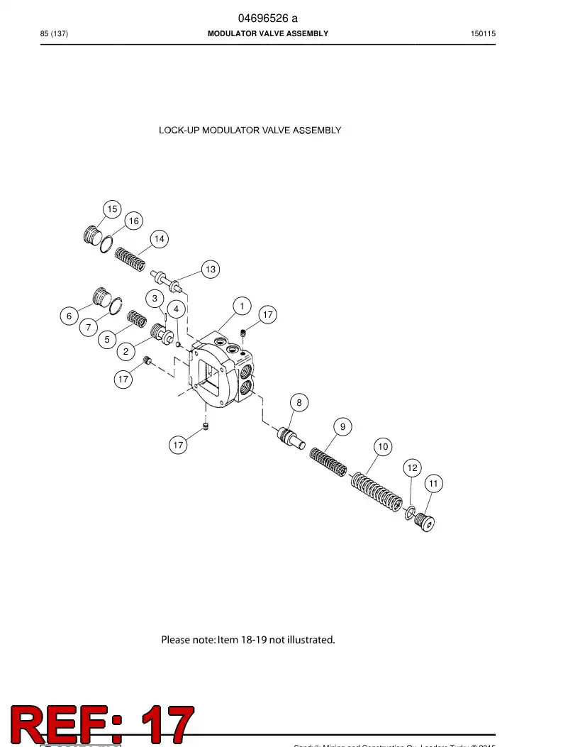 04699678 046 996 78 Plug - Sandvik Technical Drawing