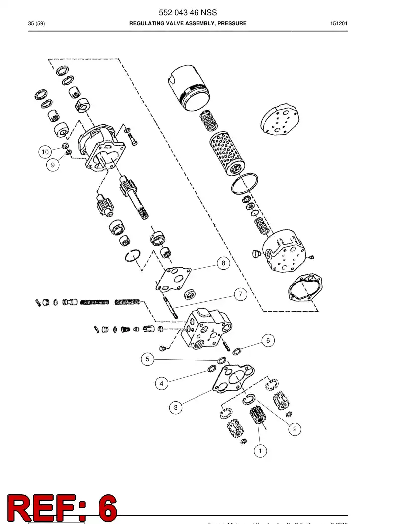 04699833 046 998 33 O-Ring - Sandvik Technical Drawing
