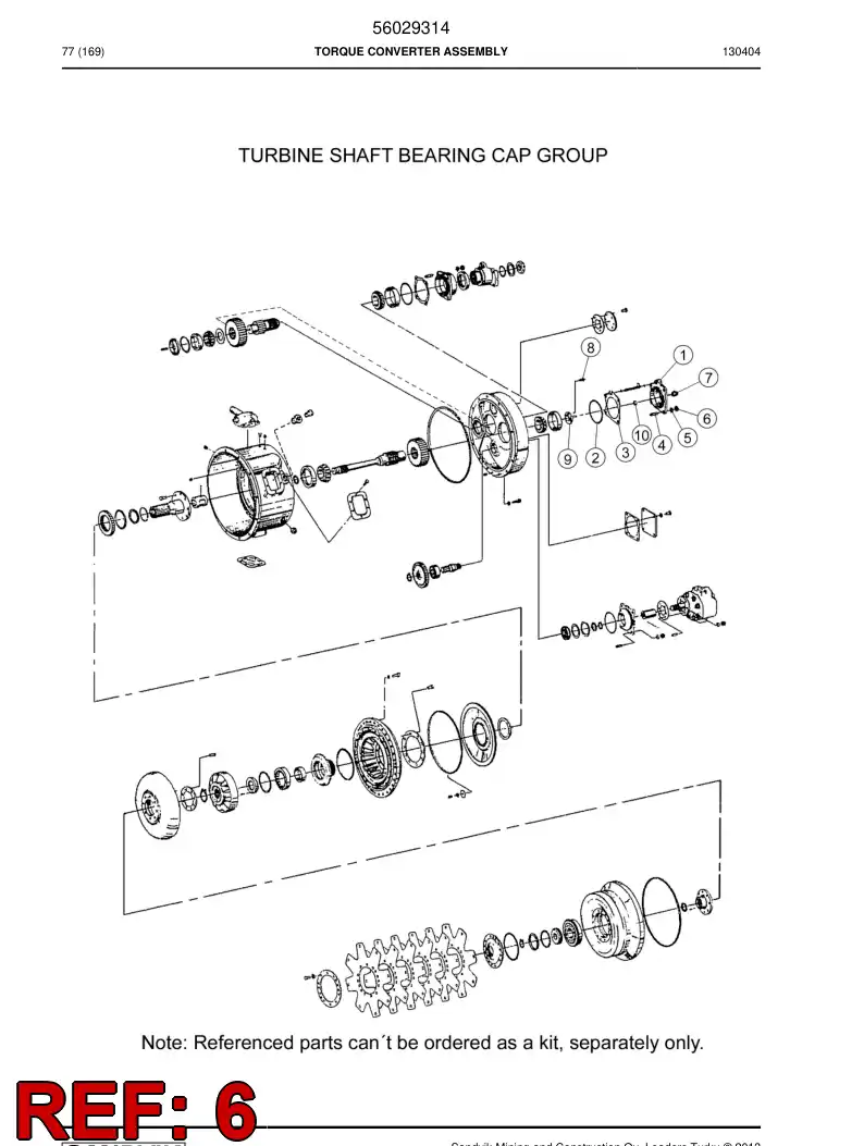 04699902 046 999 02 Nut - Sandvik Technical Drawing