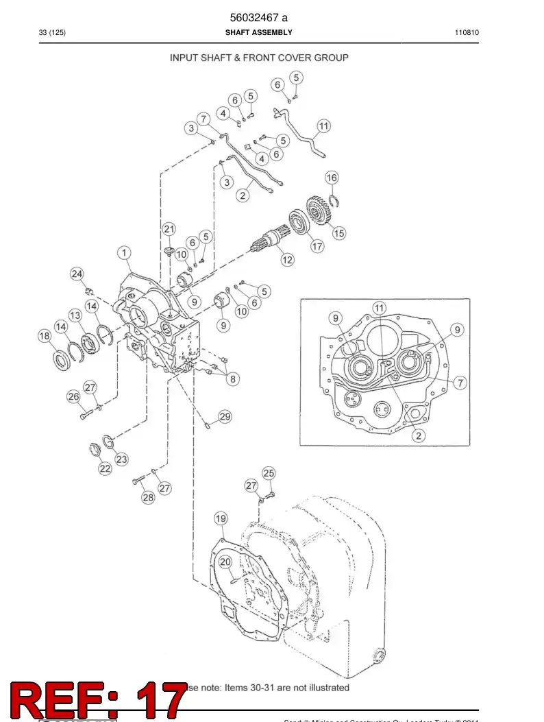 04699954 046 999 54 Bearing - Sandvik Technical Drawing