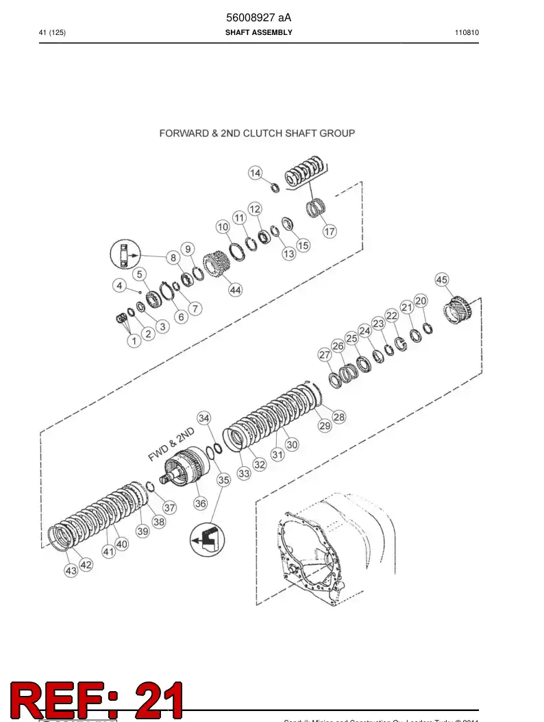 04699964 046 999 64 Retainer - Sandvik Technical Drawing
