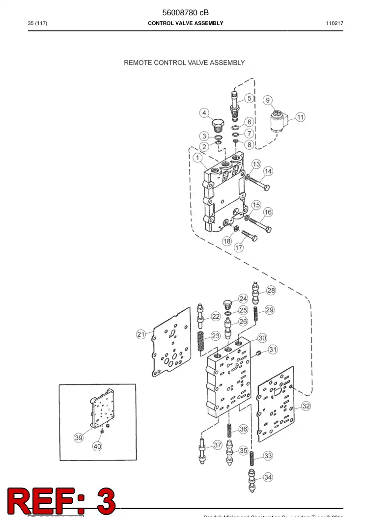 04699993 046 999 93 O-ring - Sandvik Technical Drawing
