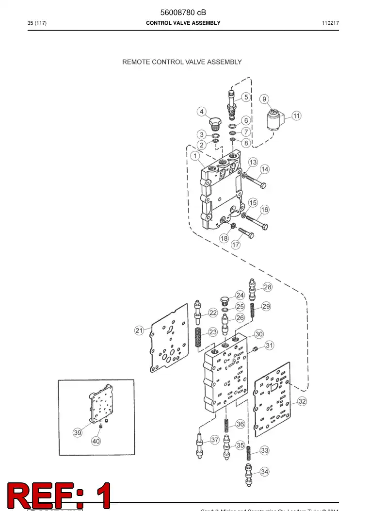 04699995 046 999 95 Housing - Sandvik Technical Drawing