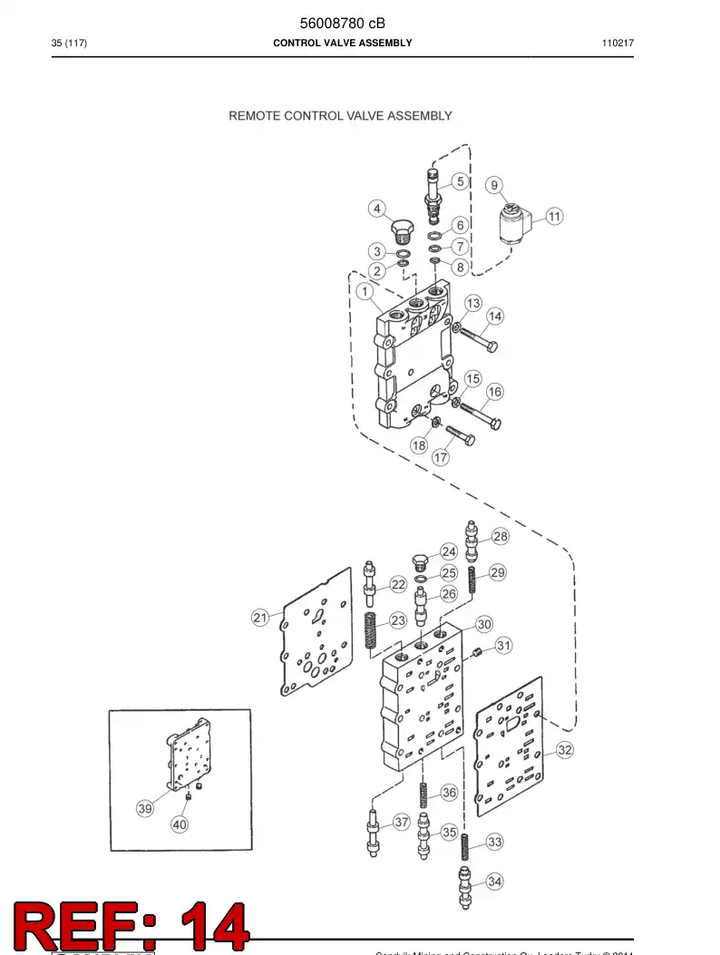 04699996 046 999 96 Screw - Sandvik Technical Drawing