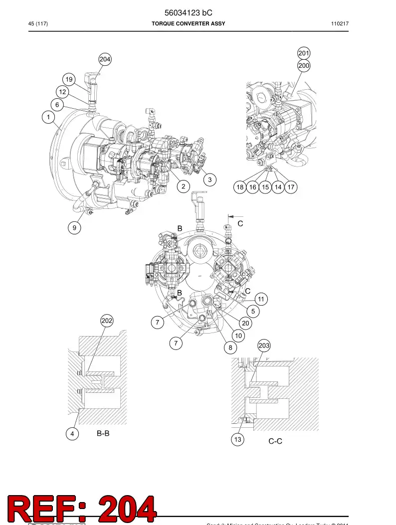 04700190 047 001 90 Breather - Sandvik Technical Drawing