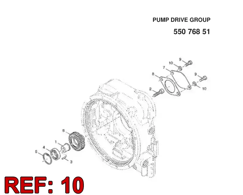 04700311 047 003 11 WASHER - Sandvik Technical Drawing
