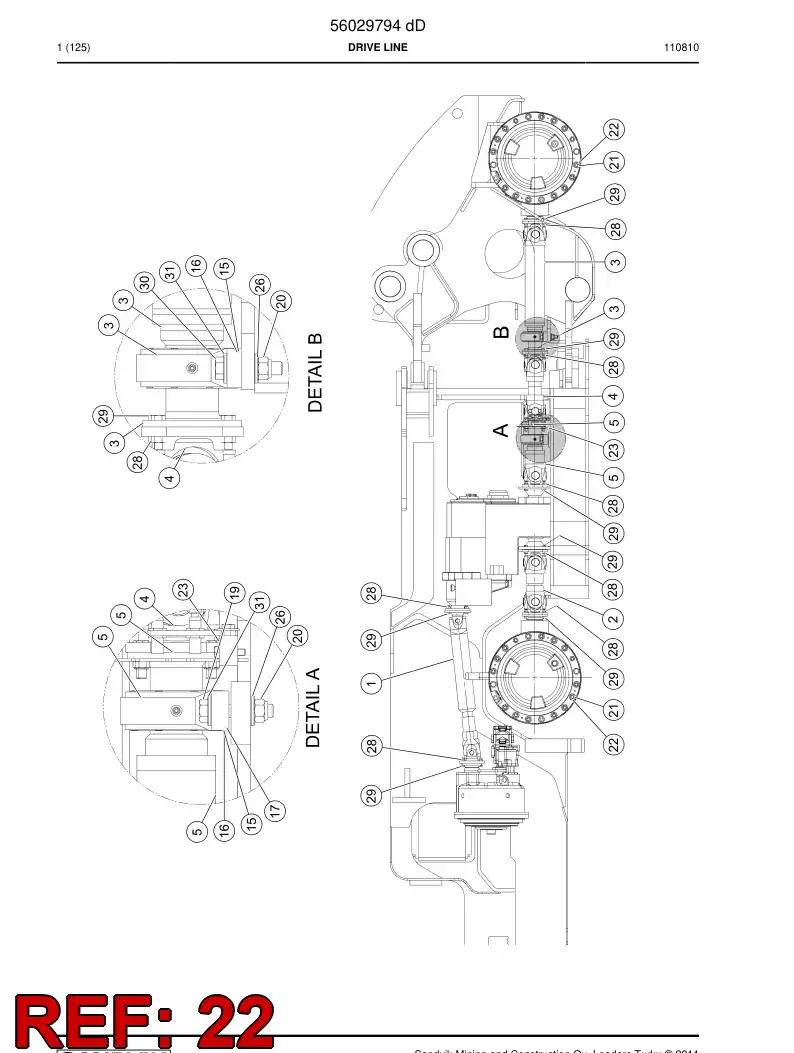 04700355 047 003 55 Washer - Sandvik Technical Drawing