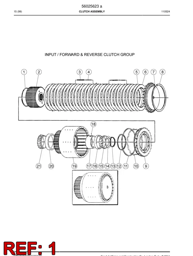 04700414 047 004 14 Ring - Sandvik Technical Drawing
