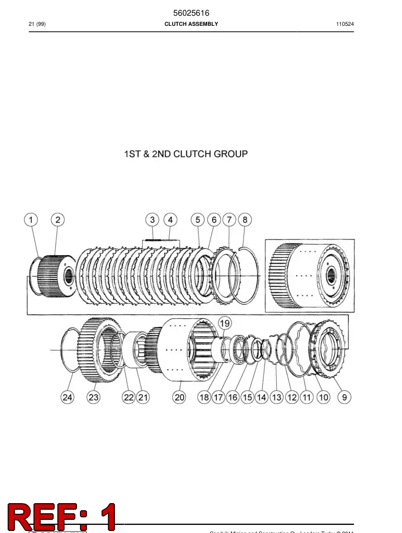 04700424 047 004 24 Ring - Sandvik Technical Drawing