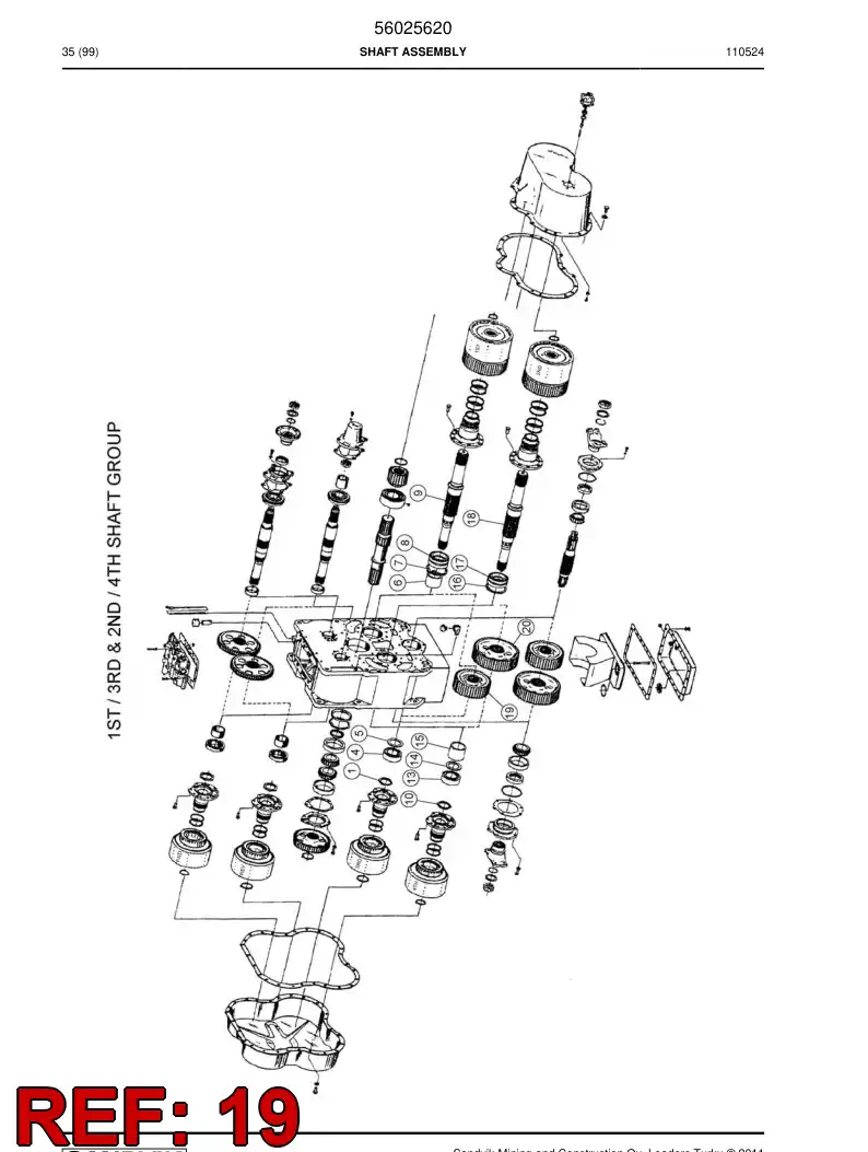 04700478 047 004 78 Gear - Sandvik Technical Drawing