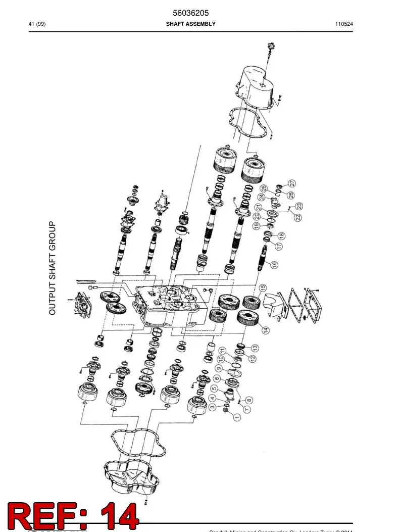 04700479 047 004 79 Gear - Sandvik Technical Drawing