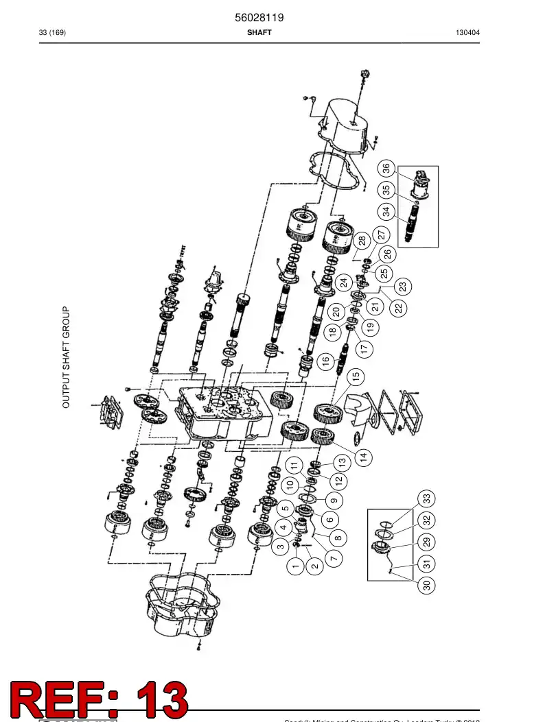 04700483 047 004 83 Bearing - Sandvik Technical Drawing