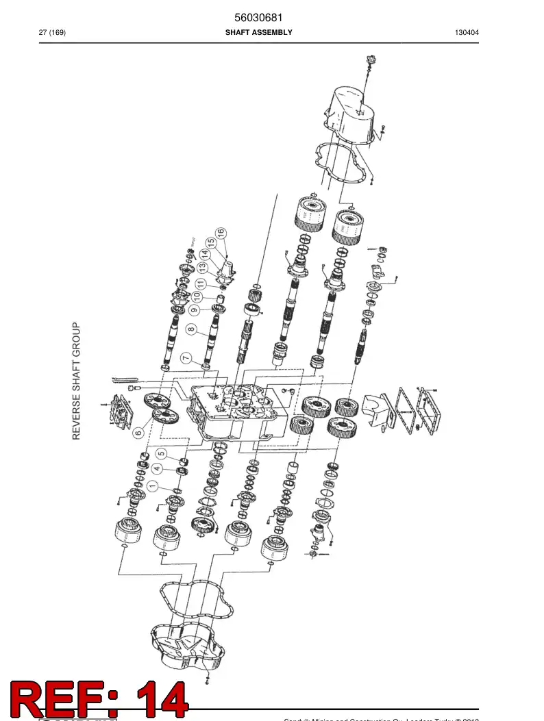 04700510 047 005 10 Housing, Bearing - Sandvik Technical Drawing