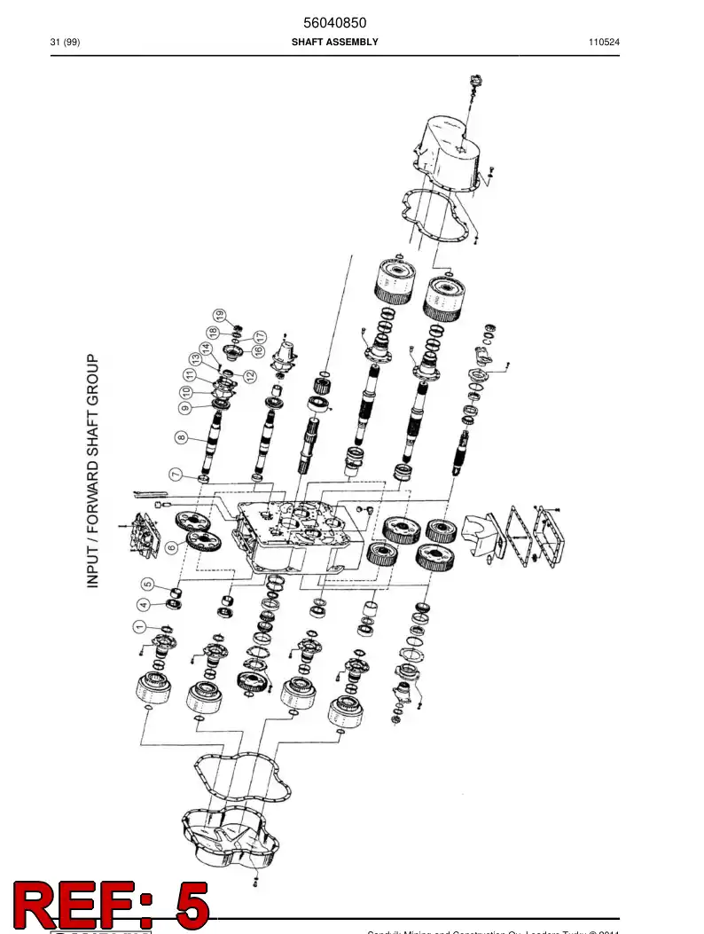 04700520 047 005 20 Ring - Sandvik Technical Drawing