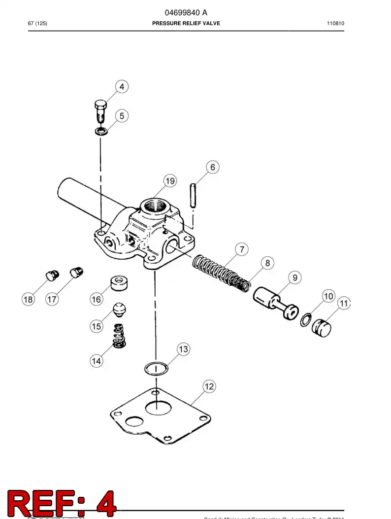 04700523 047 005 23 Screw - Sandvik Technical Drawing