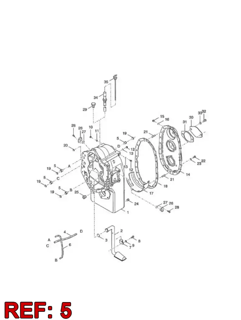 04700532 047 005 32 BUSHING - Sandvik Technical Drawing