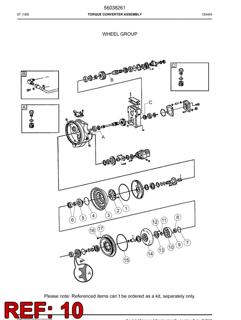 04700547 047 005 47 Reaction member - Sandvik Technical Drawing