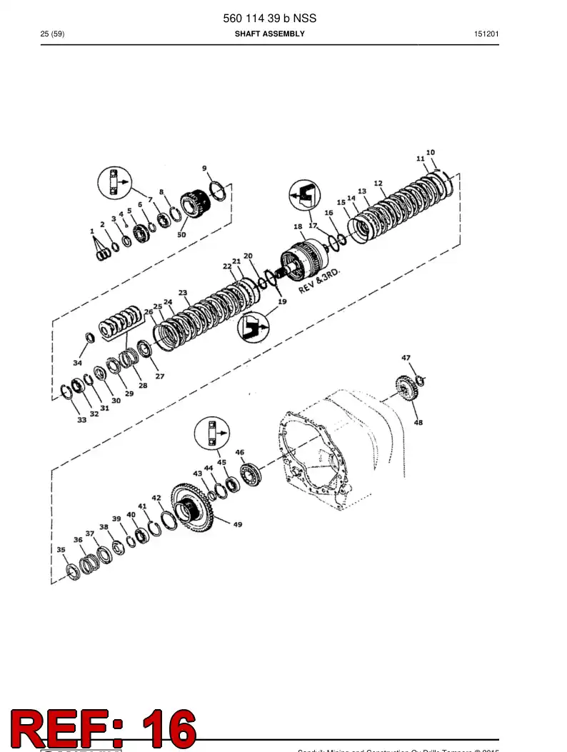 04700650 047 006 50 Seal - Sandvik Technical Drawing