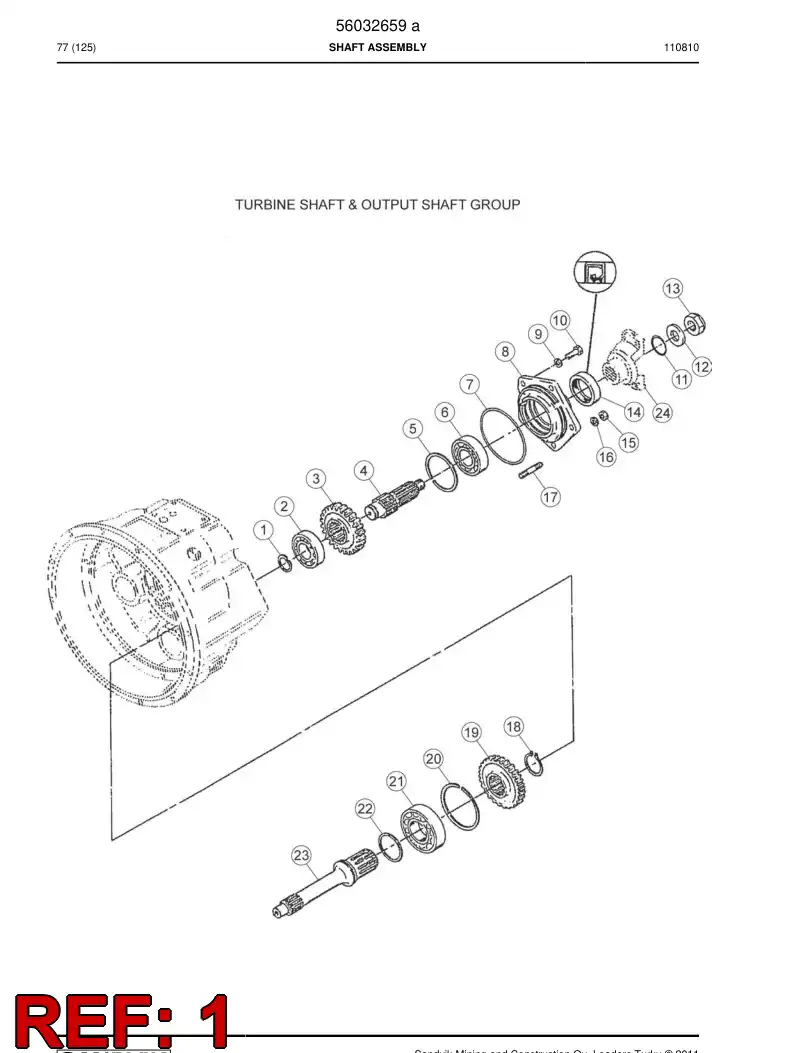 04700666 047 006 66 Circlip - Sandvik Technical Drawing