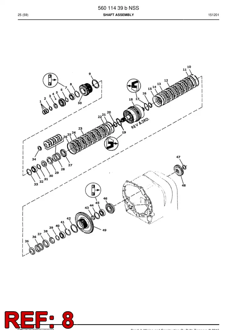 04700680 047 006 80 Circlip - Sandvik Technical Drawing