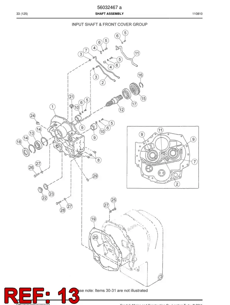 04700718 047 007 18 Bearing - Sandvik Technical Drawing