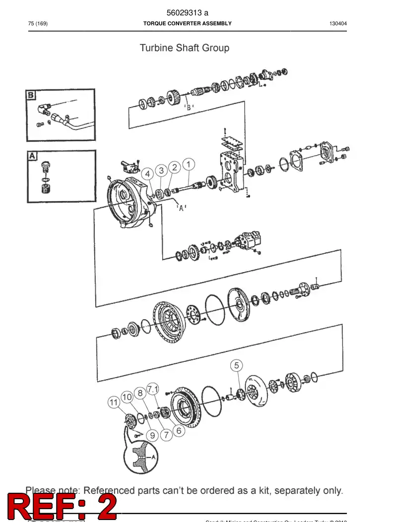 04700735 047 007 35 Bearing - Sandvik Technical Drawing