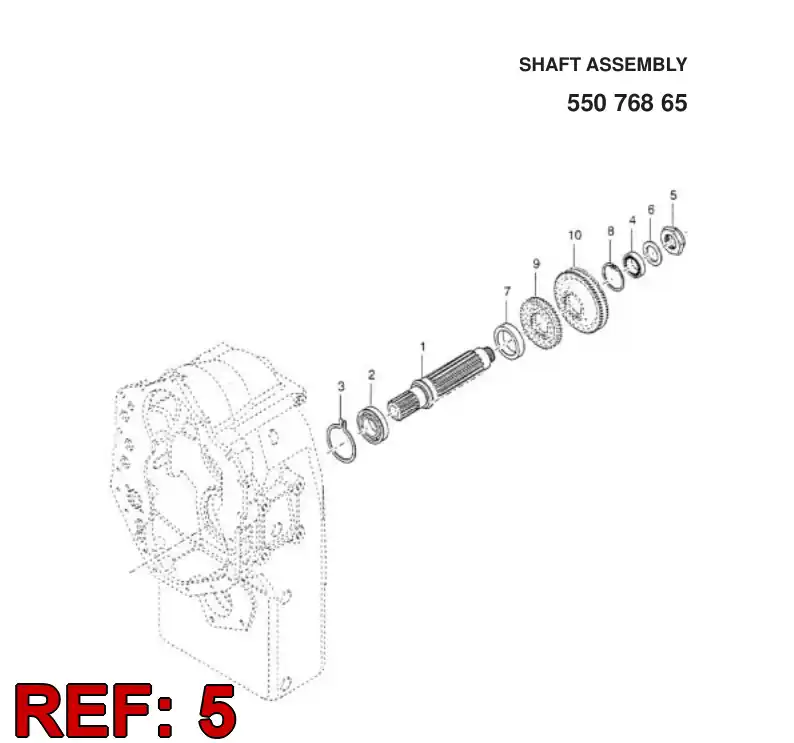 04700741 047 007 41 NUT - Sandvik Technical Drawing