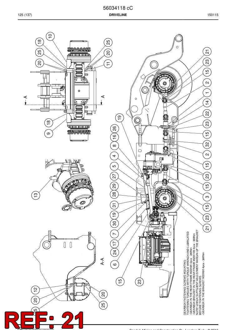 04700743 047 007 43 Nut - Sandvik Technical Drawing