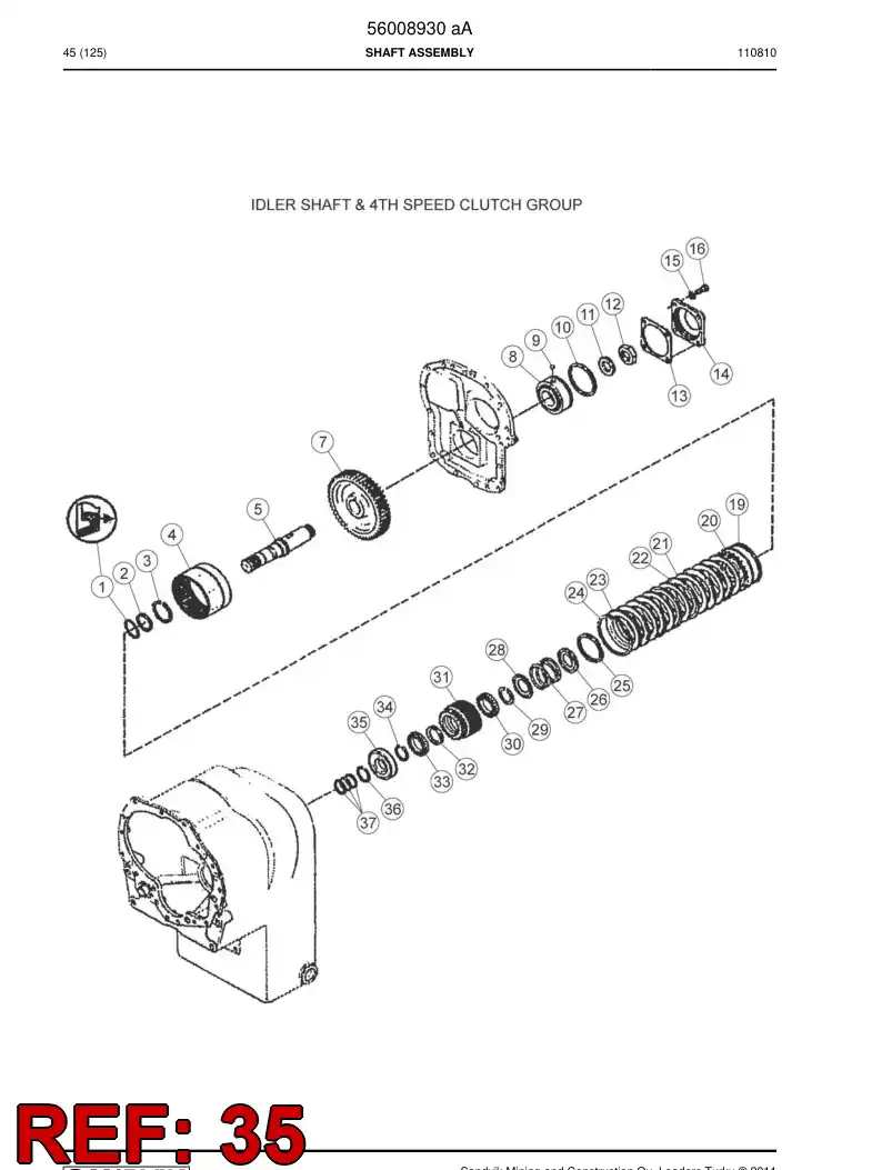04700777 047 007 77 Bearing - Sandvik Technical Drawing