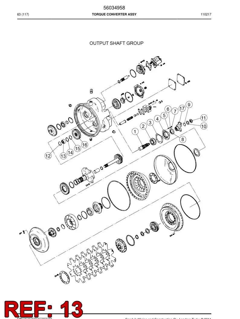 04700788 047 007 88 Bearing - Sandvik Technical Drawing