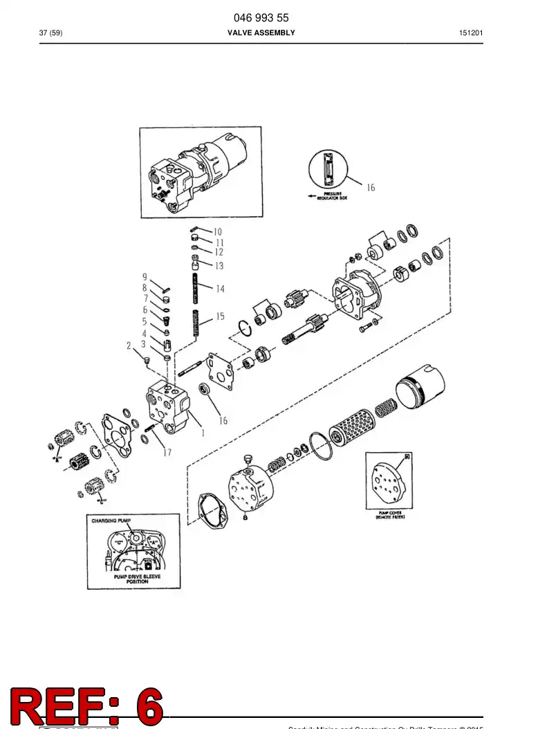 04700859 047 008 59 Spring - Sandvik Technical Drawing