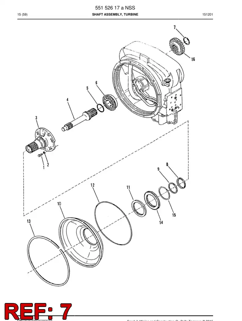 04700860 047 008 60 Circlip - Sandvik Technical Drawing