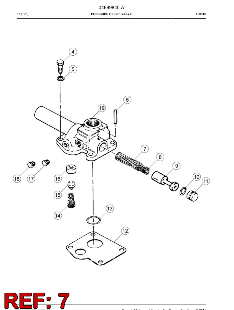 04700862 047 008 62 Spring - Sandvik Technical Drawing
