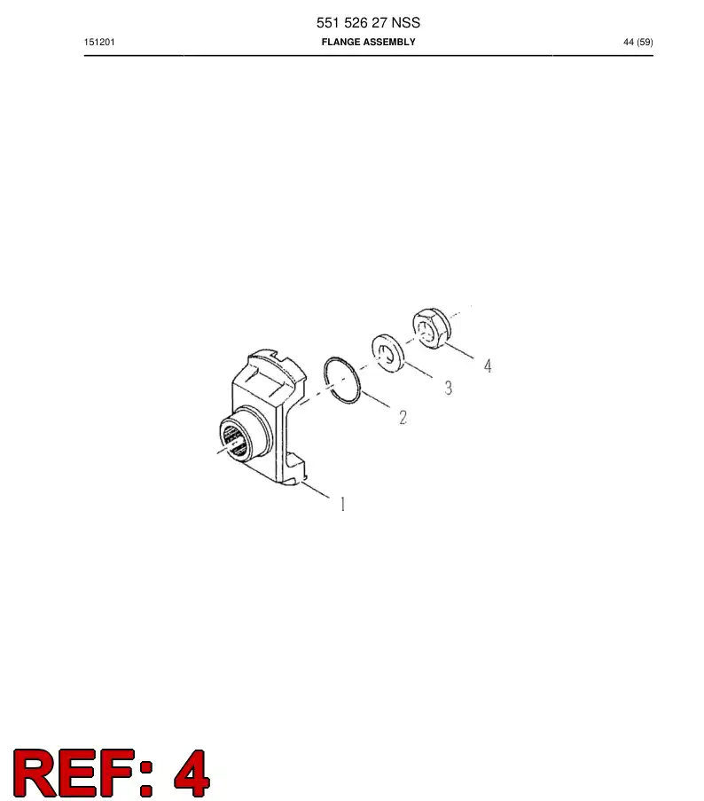 04700922 047 009 22 Nut - Sandvik Technical Drawing