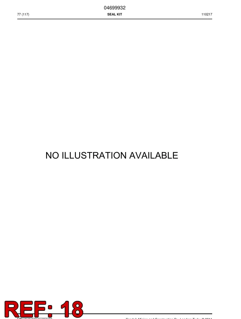 04700980 047 009 80 Gasket - Sandvik Technical Drawing