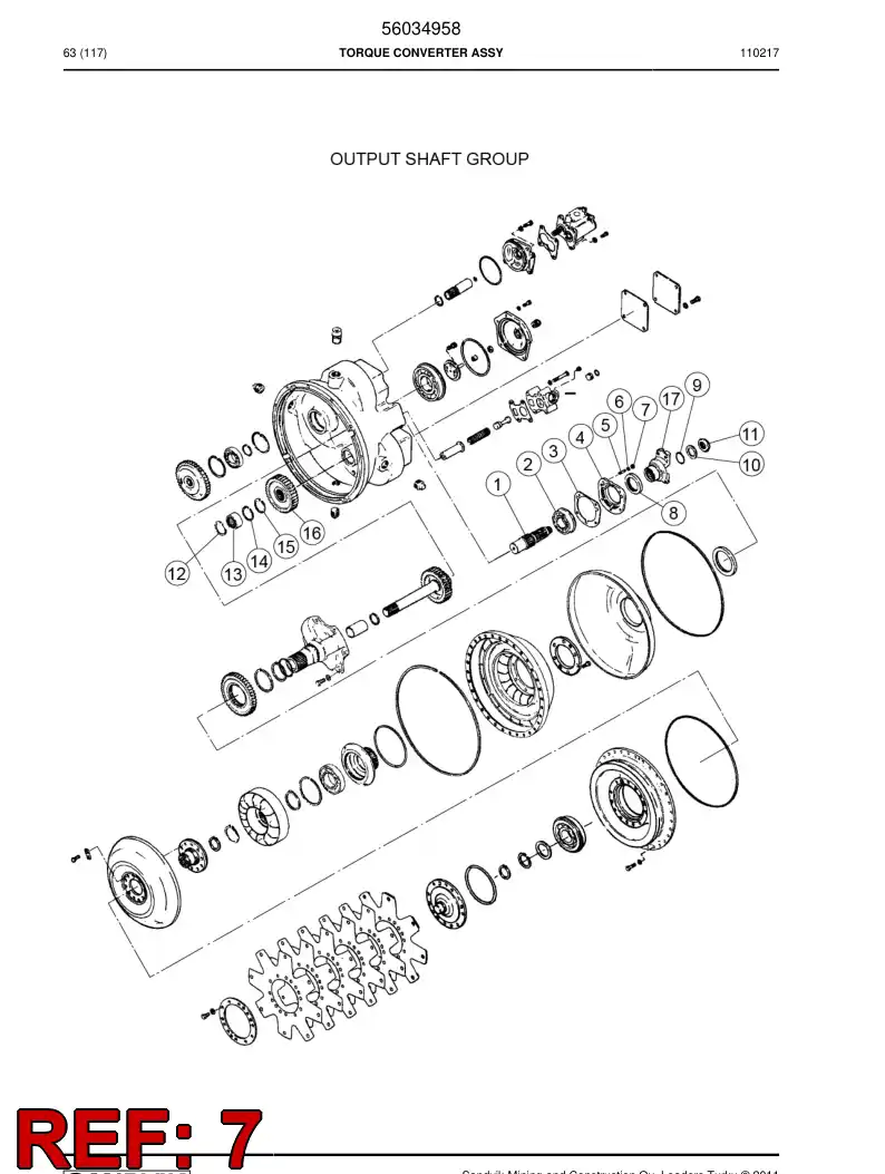 04700982 047 009 82 Nut - Sandvik Technical Drawing