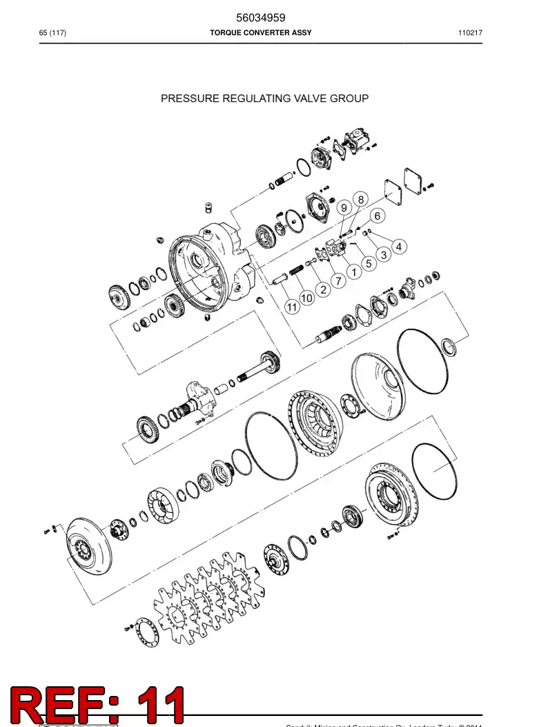 04700987 047 009 87 Retainer, Spring - Sandvik Technical Drawing